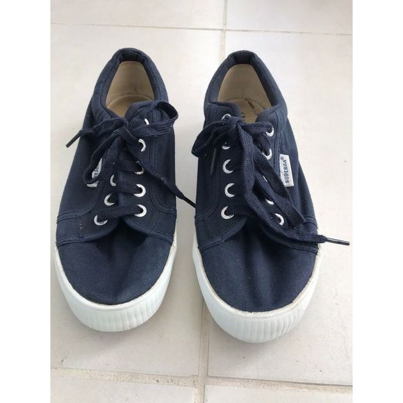 Superga Sneakers Shoes Low Top Trainers Canvas - Picture 2 of 8